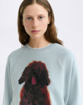 Thinking MU Pet Portrait Blue Bonnie Sweatshirt BLUE L