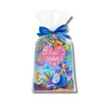 Dortisimo Celofánový sáček Mořská panna 12,5 x 27 cm (12 ks)