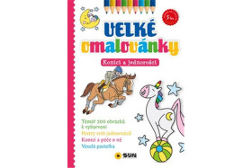 Velké omalovánky Koníci jednorožci