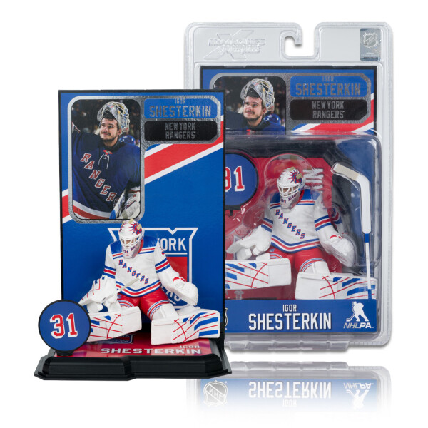 McFarlane Figurka Igor Shesterkin #22 New York Rangers NHL 7" Figure SportsPicks