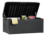 TOOMAX SANTORINI PLUS zahradní plastový úložný box 550 L - grafit