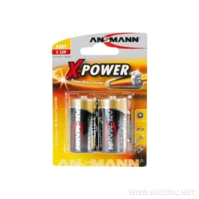 Ansmann X-Power Baby C / Alkalická baterie / LR14 / 2ks / v blistru (5015623)