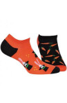 Unisex kotníkové ponožky Wola Funky W91.N02 černá 30-34