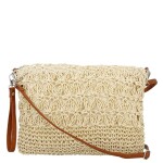 Stylová dámská crossbody kabelka Akita, béžová