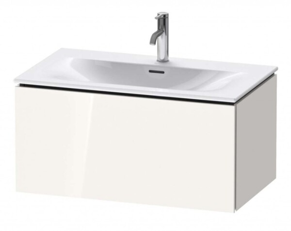 DURAVIT - L-Cube Umyvadlová skříňka 40x82x48 cm, 1 zásuvka, lesklá bílá LC613702222