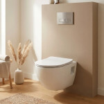WC závěsné SAT Project včetně prkénka softclose, zadní odpad SATWCPRO010RREXP SATWCPRO010RREXP