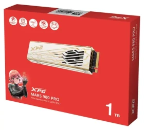 ADATA XPG MARS 980 PRO 1TB / SSD / M.2 2280 / PCIe Gen5 / čtení: 14000 MB/s / zápis: 10000 MB/s / aktivní chlazení / 5R (SMAR-980P-1TCI)