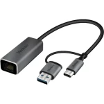 YENKEE YTC 013 USB C na RJ-45 Ethernet / Adaptér USB-C (M) - Ethernet (F) / 1000 Mb/s / 15 cm (8590669310586)