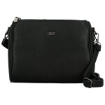 Módní dámská koženková crossbody kabelka Coveri Leanne, černá