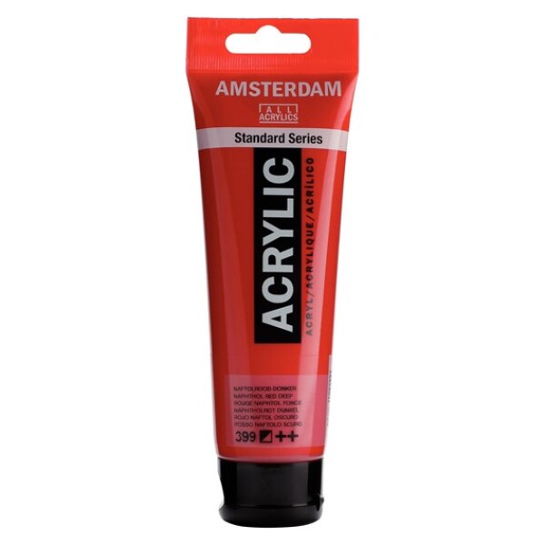 Royal Talens Amsterdam 120 ml, 399 Naphtol Red Deep