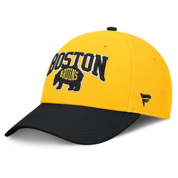 Fanatics Pánská kšiltovka Boston Bruins 2026 NHL Stadium Series Authentic Pro Quick Release Adjustable Hat - Gold/Black