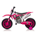 Mamido Dětská elektrická motorka XMX616 růžová | EVA kola | 12V 7Ah