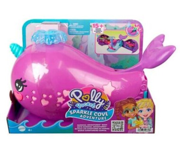 Polly Pocket Mattel Sparkle Cove - vodní jednorožec