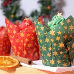 PME Košíčky papírové Tulip Vánoce Hvězdičky 24 ks