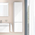 VILLEROY & BOCH - Venticello Skříňka vysoká, 40x155x37 cm, panty vpravo, Glossy White A95111DH