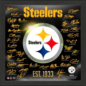 Highland Mint Obraz Pittsburgh Steelers NFL Signature Logo 2023