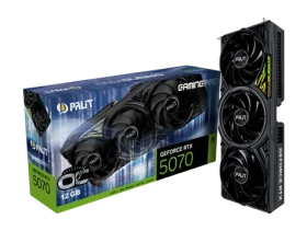 Palit GeForce RTX 5070 GamingPro OC 12GB / 2572MHZ / 12GB GDDR7 / 192-bit / 1x HDMI + 3x DP / 650W (16) (NE75070T19K9-GB2050A)