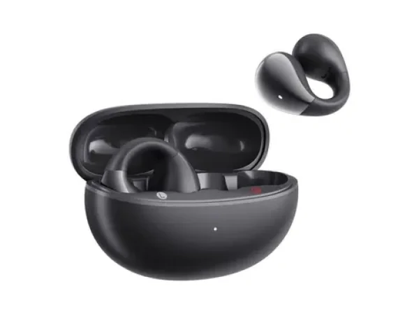 QCY Crossky Clip C30 černá / Bezdrátová sluchátka / Bluetooth 5.0 / dobíjecí box (T33 black)