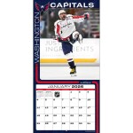 JF Turner Kalendář Washington Capitals NHL 2026 Wall Calendar