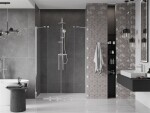 MEXEN/S - Velar Duo posuvné sprchové dveře 160, transparent, chrom 871-160-000-02-01