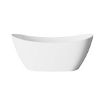 INVENA - Volně stojící vana 170 cm Astri se sifonem AN-03-170-F