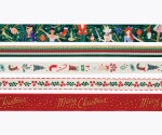 Rifle Paper Co. Vánoční stuhy Holiday – set 5 ks, multi barva, textil