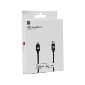 ER POWER kabel USB-C na Lightning černá / Datový kabel / 1,2 m / MFi certifikace (ERPWCL120BK)