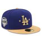 New Era Pánská kšiltovka Los Angeles Dodgers MLB Authentic Gold 2025 World Series Champions 59FIFTY Fitted Velikost: 7 1/2
