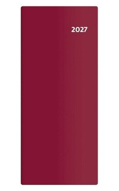Diář 2027 kapesní - Torino měsíční - bordó