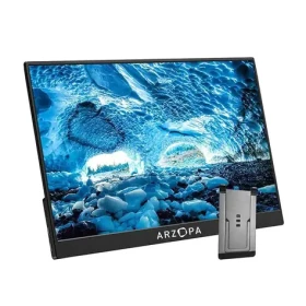 Rozbaleno - 15.6" Arzopa A1 GAMUT černá / IPS / 1920x1080 / 800:1 / 250cd-m2 / miniHDMI + USB-C / přenosný / rozbaleno (A1 GAMUT.rozbaleno)