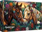 TREFL Puzzle Flamingo: Květinový dostih