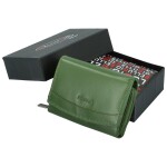 Trendy dámská kožená peněženka Bellugio Simonett, zelená