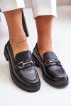 Dámské kožené mokasíny černé Beanika 40