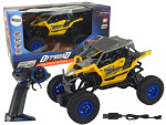 Mamido Terénní auto na dálkové ovládání R/C Off-Road 2,4 GHz 1:16 žluté