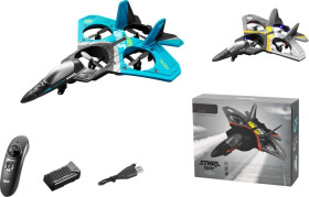 R/C Stíhačka V17 Kvadrokoptéra svítící - Sparkys