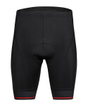 Pánské cyklistické kraťasy ETAPE ELITE TEAM s vložkou, černá/červená (cyklistické kraťasy ETAPE s vložkou, velikost XL)