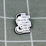 Pinarna.cz Ruth Ginsburg - Not fragile like a flower, fragile like a bomb. / Křehká - ne jako květina, ale jako bomba.