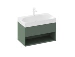 RAVAK - Lite Umyvadlová skříňka 80x45x43 cm, 1 zásuvka, Grey Green X000001864