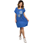 HOSH Dámské šaty Sora Velikost: UNI, Barva: Tyrkysová