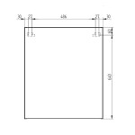 Mereo Aira, Mailo, Opto, Bino, Vigo koupelnová galerka 60 cm, zrcadlová skříňka, bílá CN715GB