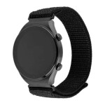 FIXED Nylonový řemínek Nylon Sporty Strap s Quick Release 20mm pro smartwatch černý (FIXNST2-20MM-BK)