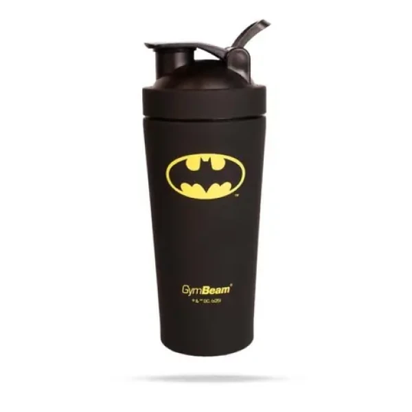 Šejkr Steel Batman™ 750 ml - GymBeam (černá) (110278-1-single_variant)