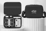 Stablecam Černé PU pouzdro s ramenním popruhem pro DJI Neo 2