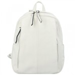 Stylový dámský koženkový kabelko/batoh Cedra, bílý