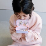 MIMI & LULA Dětská šperkovnice Purple Mini, fialová barva, papír, textil