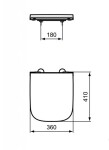 IDEAL STANDARD - i.Life S WC sedátko, bílá T473601