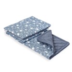 Ceba baby Dětská deka (75x100) + polštářek (30x45) Denim Style - Stars blue