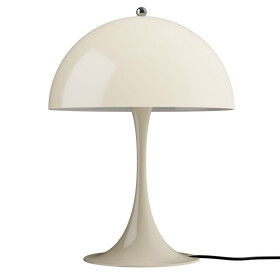 Louis Poulsen Stolní lampa Panthella 320 Opal Beige, béžová barva, plast
