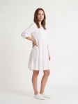 HOSH Dámské košilové šaty Spirit bílé Velikost: L/XL