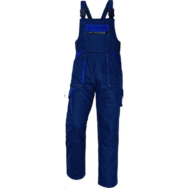 Montérkové kalhoty MAX s laclem 100% bavlna DOPRODEJ navy-královská modrá 54 navy-královská modrá